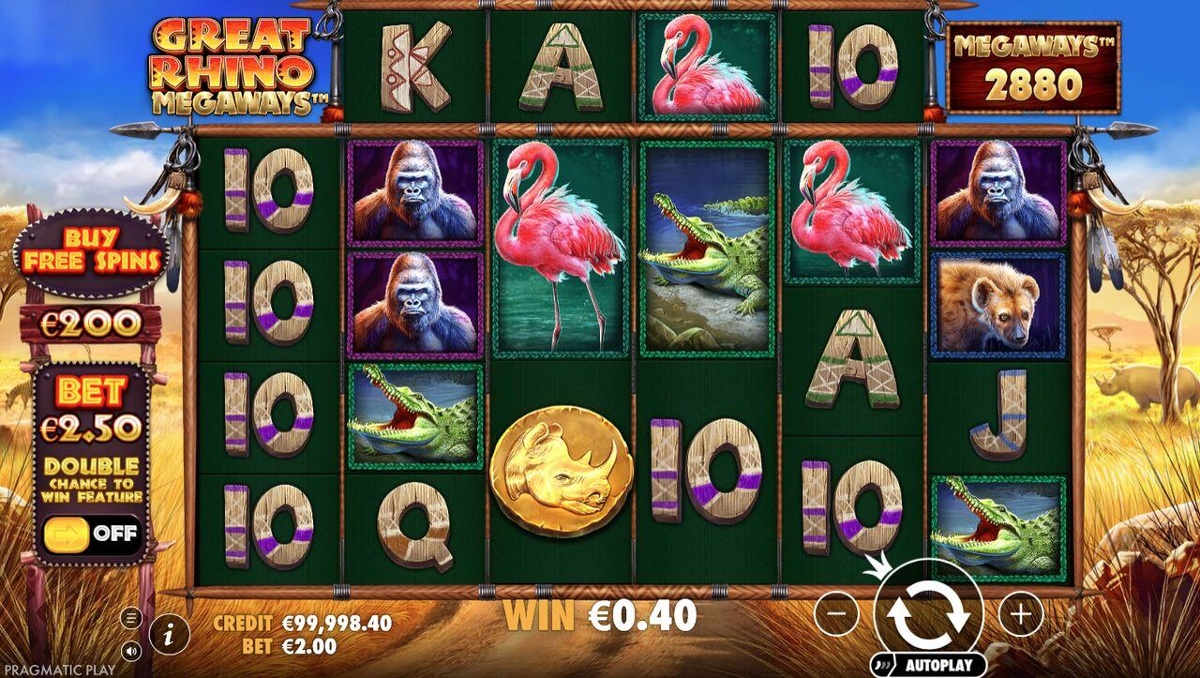 Great Rhino Megaways slot